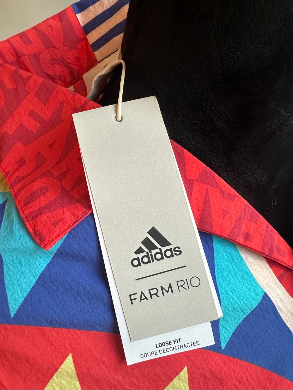 FARM Rio Red Multi Geometric Short-Sleeve Shirt Jacket - Picture 2 of 5
